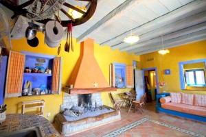 Sardinia Holiday Rental Casa Teulada 3 ! Fireplace view