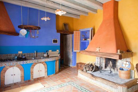 Main living area in award winning Casa Teulada 3 vacation rental. Sardinia's best villa rental. Holiday home with charme in south western Sardinia